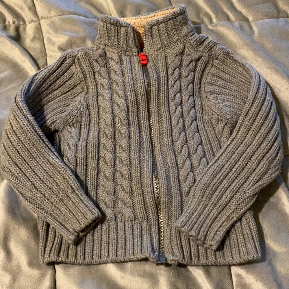 Boys gray sweater